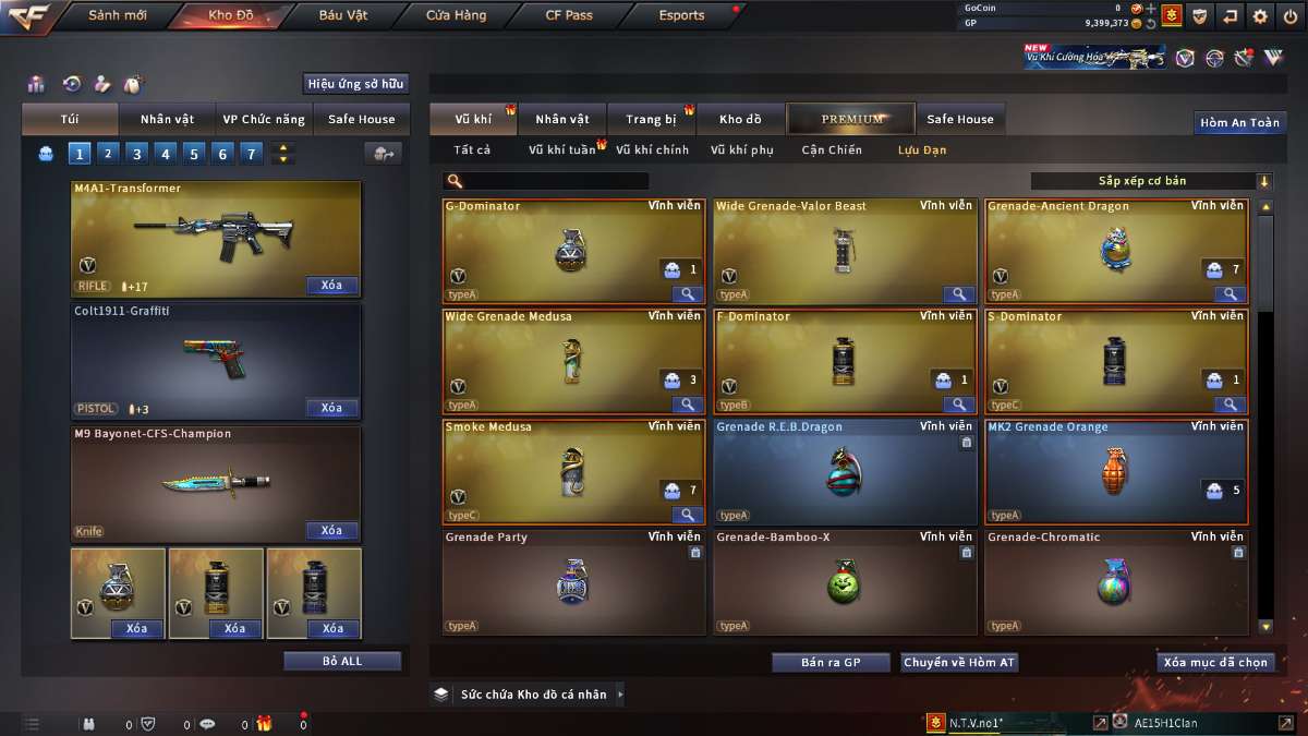 shop acc cf uy tin gia re